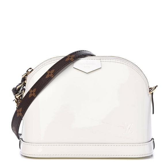 Louis Vuitton Handbags - 🔴SALE🔴🤍LOUIS VUITTON PATENT MONOGRAM ALMA MINI SNOW 🤍